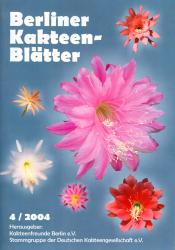 Epicactus-Züchtungen von Helmut Paetzold - Berliner Kakteenblätter 