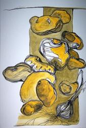 Potatoes - Acryl painting 