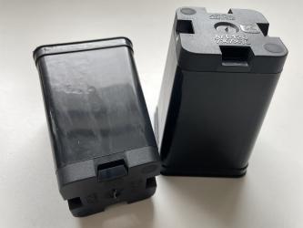 Töpfe quadratisch HF H07er Größe 6,7 x 6,7 x 9,9 Schwarz 