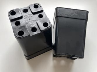 Töpfe quadratisch HF H10er Grö8e 10,0 x 10,0 x 13,6 Schwarz 