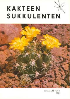 Kakteen und Sukkulenten 1981/2 