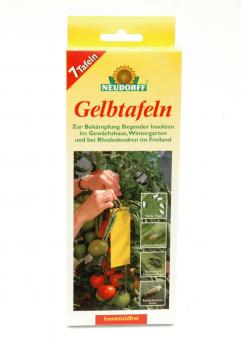 Gelbtafeln 21 Stück 7,5x20 cm 