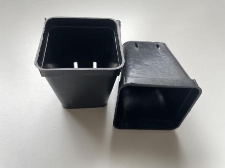 Pots square HF 06 size 6.0 x 6.0 x 6.9 Black 