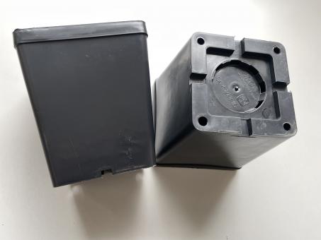 Pots square HF 13er size 13.5 x 13.5 x 15.5 Black 