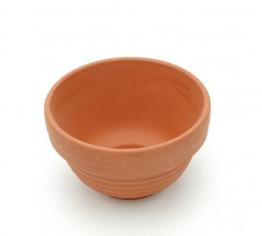 Terracottaschale Ringelschale 8,5 cm 