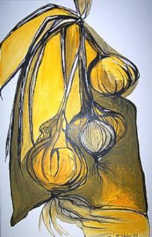 Onions - Acryl painting 
