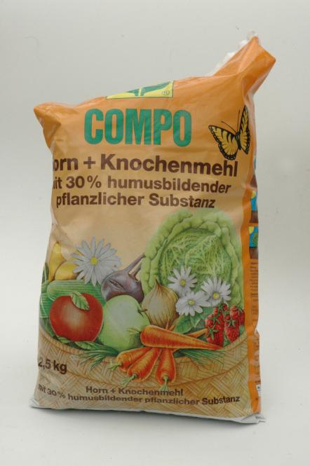 Hornmehl Knochenmehl Dnger COMPO BIO Horn- Und Knochenmehl 2,5kg -  Naturdnger Fr Garten Dnger Zimmerpflanzen